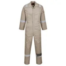 Portwest Szuper könnyített lángálló overál, 210g Khaki L