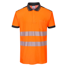 Portwest T180 Portwest PW3 Vision Jól láthatósági pólóing (narancs/fekete, XL) láthatósági ruházat