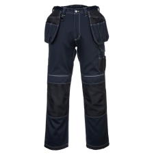 Portwest T602 PW3 lengőzsebes munkanadrág tengerészkék-fekete munkaruha