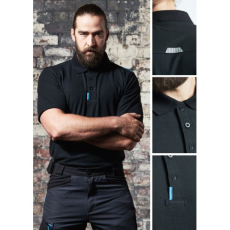 Portwest T720 Portwest WX3 Pólóing (fekete, 6XL)