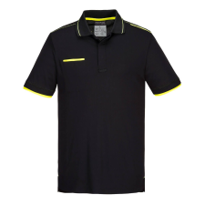 Portwest T722 WX3 ECO PÓLÓING S/S (fekete, 3XL) férfi póló