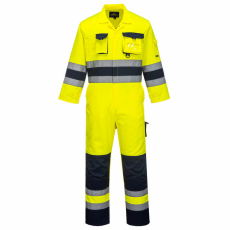 Portwest Texo Hi-Vis overál (sárga/tengerészkék, XL)