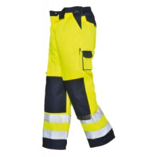 Portwest TX51 - Texo Hi-Vis derekasnadrág - sárga / tengerészkék láthatósági ruházat