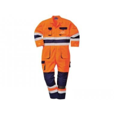 Portwest TX55 - Texo Hi-Vis overál - narancs / tengerész