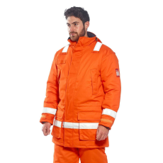 Portwest Védőkabát, szigetelt, antisztatikus, égésgátló, FR59, PORTWEST XXL Orange
