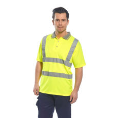 Portwest Védőpóló fényvisszaverő csíkokkal, poliészter-S477 Yellow XS