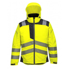 Portwest Vision Hi-Vis télikabát (sárga/fekete, 4XL) láthatósági ruházat