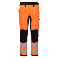 Portwest WX2 ECO Hi-Vis Stretch Trade nadrág Orange/Black 40