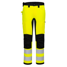 Portwest WX2 ECO Hi-Vis Stretch Trade nadrág Yellow/Black 30