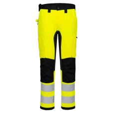 Portwest WX2 ECO Hi-Vis Stretch Trade nadrág Yellow/Black 38