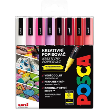 Posca UNI Posca 3M 8 ks teplé tóny filctoll, marker