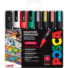 Posca UNI Posca 5M, 8 db, karácsonyi színek (8594157938337) filctoll, marker