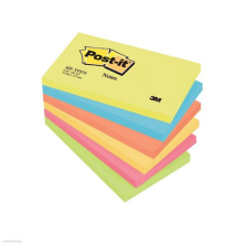 POST-IT 655TFEN 76x127mm 100lap 6 tömb energikus színek jegyzettömb