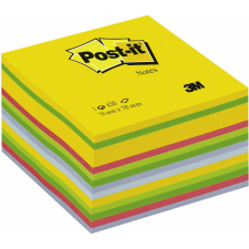 POST-IT 76x76mm 450lapos ultra öntapadós szivárványszínű kockatömb (FT510280157) post-it