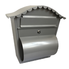 Postaláda 370x360x135mm acél porszórt, újságtartóval HMB3637 postaláda