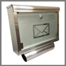 Postaláda 390x400x100mm rozsdamentes acél újságtartóval HMB4039N postaláda