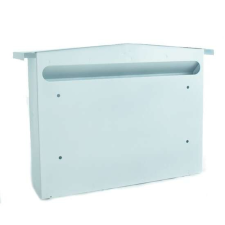  Postaláda fekvő ALPESI 2 (40x28cm) fehér, névtartóval 3490016 postaláda