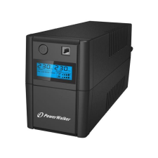 Power Walker VI 850 SE LCD 850VA / 480W UPS (VI 850 SE LCD) szünetmentes áramforrás