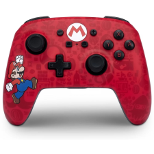 PowerA EnWireless Switch Vezeték Nélküli gamepad Here We Go Mario videójáték kiegészítő