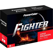 Powercolor Powercolor fighter rx 7600 8gb gddr6 videokártya (rx 7600 8g-f) videókártya