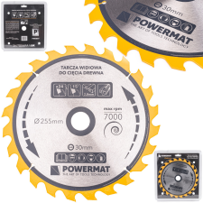 Powermat Fűrészkorong 255x30 24z TDD-255x30x24Z csiszolókorong és vágókorong