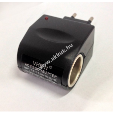 Powery Adapter hálózati töltő 220V -> autós töltő 12V - 1A feszültségátalakító kábel és adapter