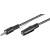 Powery Audio kábel Goobay 10m - 3,5mm jack (sztereo) > 3,5mm jack aljzat fekete