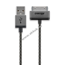 Powery Cabstone USB kábel - Apple (30pin) csatlakozóval iPhone iPad iPod MFI tablet kellék