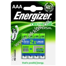 Powery Energizer Universal Micro AAA Akku Ready to Use 4db/csom. tölthető elem