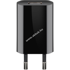 Powery Goobay lapos kivitelű 1A USB töltő - Kiárusítás! - A készlet erejéig! mobiltelefon kellék