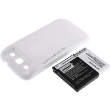 Powery Helyettesítő akku Samsung GT-I9300 fehér 3300mAh pda akkumulátor