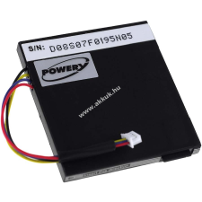 Powery Helyettesítő akku Texas Instruments típus 541383800002-G0311 mp3 lejátszó akkumulátor