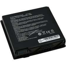 Powery Helyettesítő laptop akku Asus G55VM-DS71 asus notebook akkumulátor