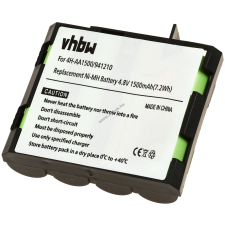 Powery Helyettesítő standard akku Compex típus 4H-AA1500, 941210 4,8V 1500mAh takarítógép akkumulátor