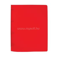 Pp Karton P+P Opaline A4 2cm 4 gyűrűs piros gyűrűskönyv (818.331) gyűrűskönyv