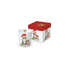 PPD .604155 Porcelánbögre 0,35l, dobozban, Christmas Kitty bögrék, csészék