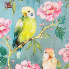  PPD.C1334397 Perruches papírszalvéta 33x33cm, 20db-os konyhai eszköz