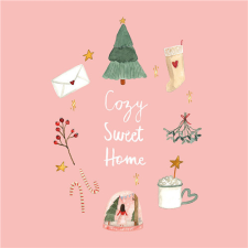  PPD.C333002801 Cozy Home papírszalvéta 33x33cm, 20db-os papírárú, csomagoló és tárolóeszköz