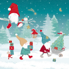  PPD.C333003121 In the House papírszalvéta 33x33cm, 20db-os papírárú, csomagoló és tárolóeszköz