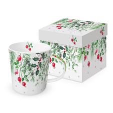 PPD Karácsonyi mintás Porcelán bögre - 400 ml - Emotion bögrék, csészék