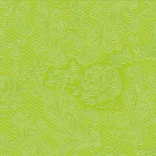 PPD Lace Embossed lime dombornyomott papírszalvéta 25x25cm,15db-os konyhai eszköz