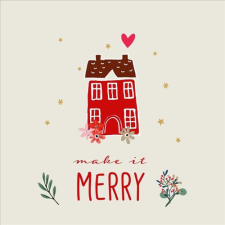 PPD Make it merry papírszalvéta 33x33cm, 20db-os papírárú, csomagoló és tárolóeszköz