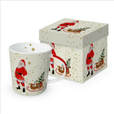 PPD Porcelánbögre 0,4l dobozban, Snowflakes & Santa bögrék, csészék