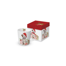 PPD PPD.603810 Porcelánbögre 0,35l dobozban, Christmas Pup bögrék, csészék