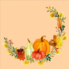 PPD Pumpkin Flair papírszalvéta 33x33cm, 20db-os papírárú, csomagoló és tárolóeszköz