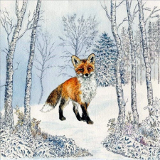 PPD Renard Hiver papírszalvéta 33x33cm, 20db-os papírárú, csomagoló és tárolóeszköz