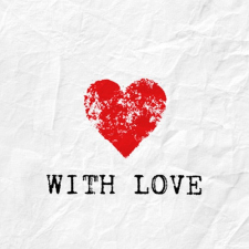 PPD With Love papírszalvéta 33x33cm,20db-os konyhai eszköz