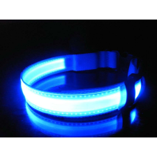 Practico LED kutya nyakörv világító kutyanyakörv Kék XL nyakörv, póráz, hám kutyáknak