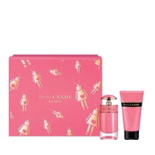 Prada CANDY GLOSS SET: edt 50ml + Testápoló 75ml kozmetikai ajándékcsomag