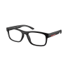 Prada Linea Rossa PS04QV DG01O1 Black Rubbered Demo Lens szemüveg